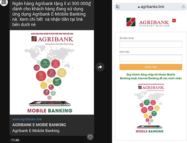 Agribank canh bao cac hinh thuc lua dao 6