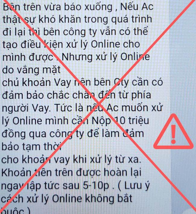 Canh bao thu doan moi lua dao vay tieu dung 2