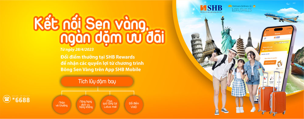 Doi diem thuong tai SHB Rewards 2