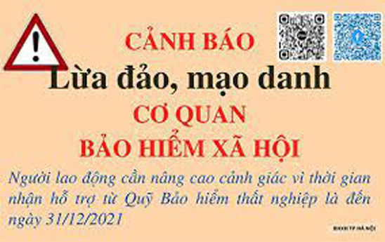 Người lao động cảnh giác khi nhận được các tin nhắn lừa đảo về nhận trợ cấp COVID-19
