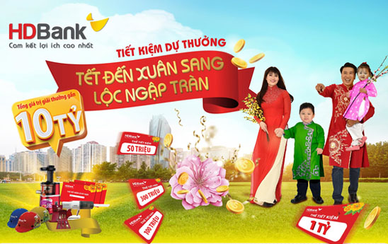 Nữ khách hàng gửi tiết kiệm tại HDBank trúng giải thưởng 1 tỷ đồng