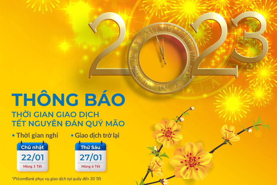 PVcomBank phuc vu giao dich tai quay den chieu 30 Tet