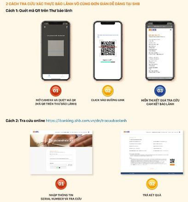 SHB trien khai tra cuu bao lanh qua ma QR 2