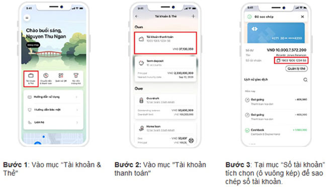 ngân hàng số Techcombank