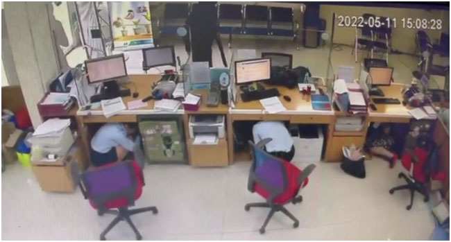 Thong tin ban dau ve vu cuop ngan hang tai Hai Phong 3