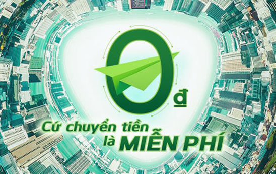 Vietcombank miễn giảm phí chuyển tiền và phí duy trì trên ngân hàng số VCB Digibank