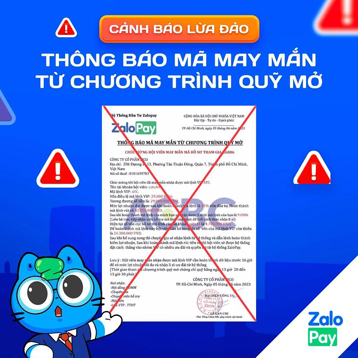 zalopay canh bao thu doan lua dao moi1