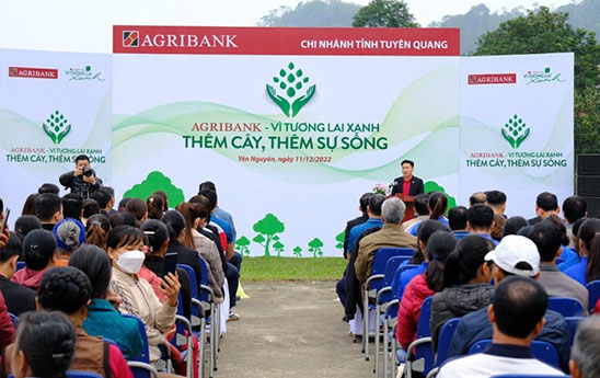 Agribank Tuyên Quang chung tay “Vì một Việt Nam xanh”