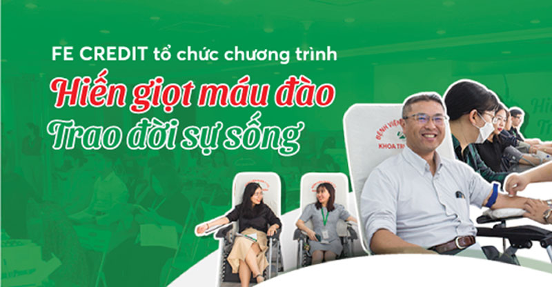 FECREDIT dong gop 198 don vi mau 2