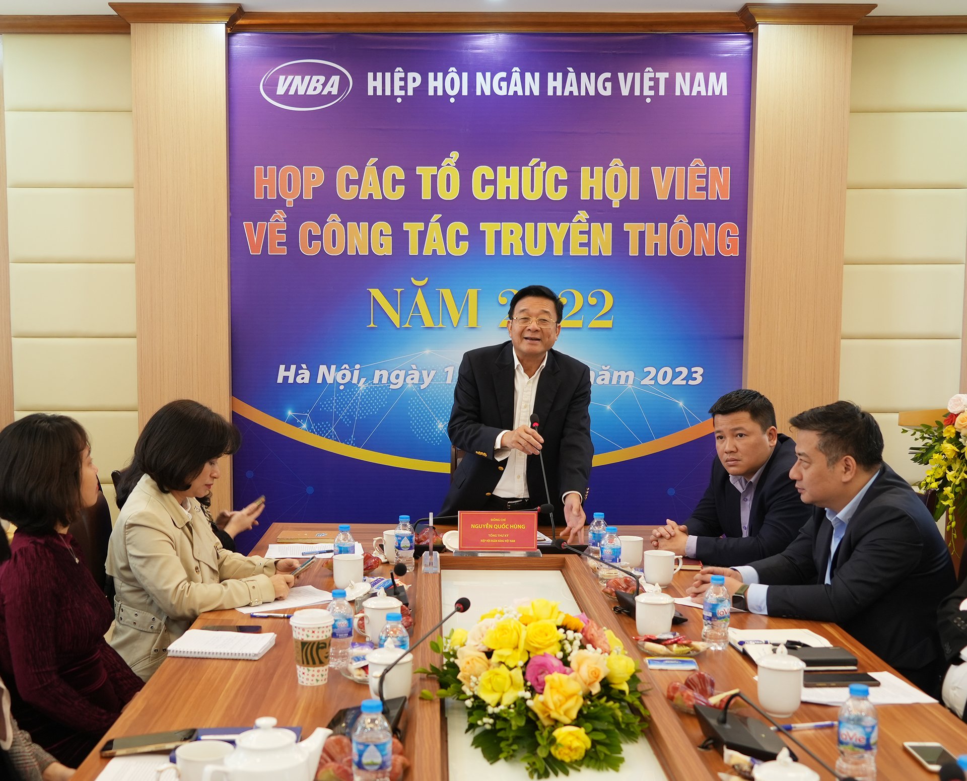 Hiep hoi Ngan hang Viet Nam lan dau tien hop cac hoi vien ve cong tac truyen thong 6