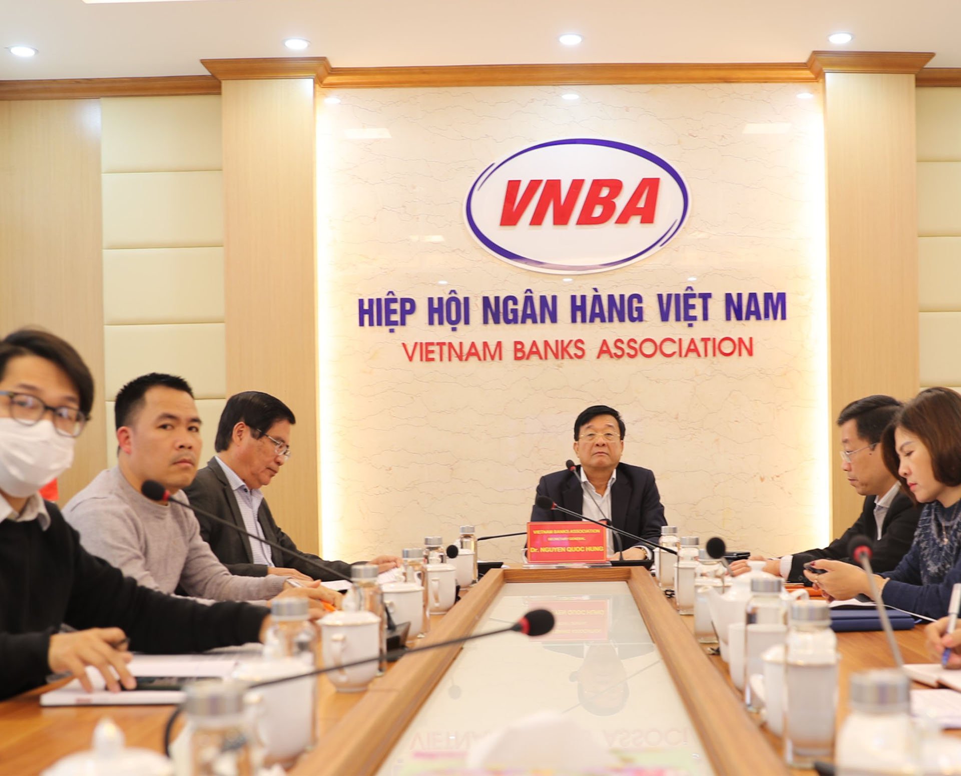 Tổng Thư ký Nguyễn Quốc Hùng làm việc với Hiệp hội Ngân hàng Liên bang Nga