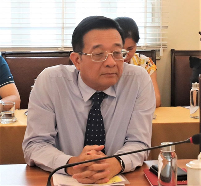 Tong Thu ky Nguyen Quoc Hung lam viec voi Doan cong tac AMRO 2