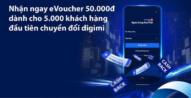 Viet Capital Bank chinh thuc ra mat ung dung ngan hang so moi digimi 2