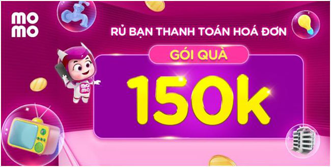 Momo tang qua khach hang thanh toan hoa don 2
