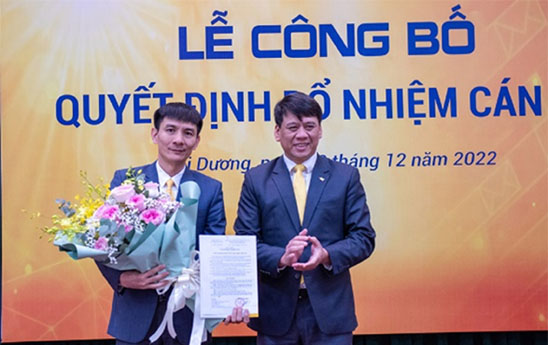 Ong Vu Anh Tuan duoc bo nhiem giu chuc Giam doc Vietnam Post Hai Duong