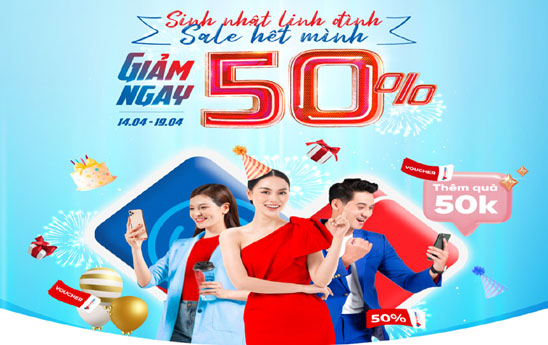 Sinh nhật linh đình, ví VNPAY “nổ” sale 6 ngày liên tiếp