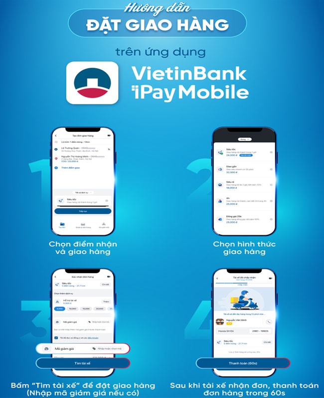 Ung dung VietinBank iPay Mobile ra mat tinh nang Giao hang 2