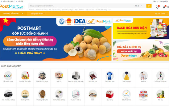 Vietnam Post chủ lực đưa nông dân lên sàn thương mại điện tử