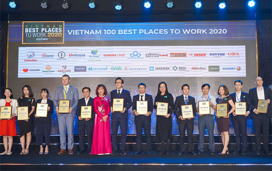 4 ngân hàng lọt Top 100 nơi làm việc tốt nhất năm 2021