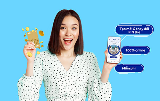 ACB triển khai miễn phí tính năng E-PIN dành cho chủ thẻ