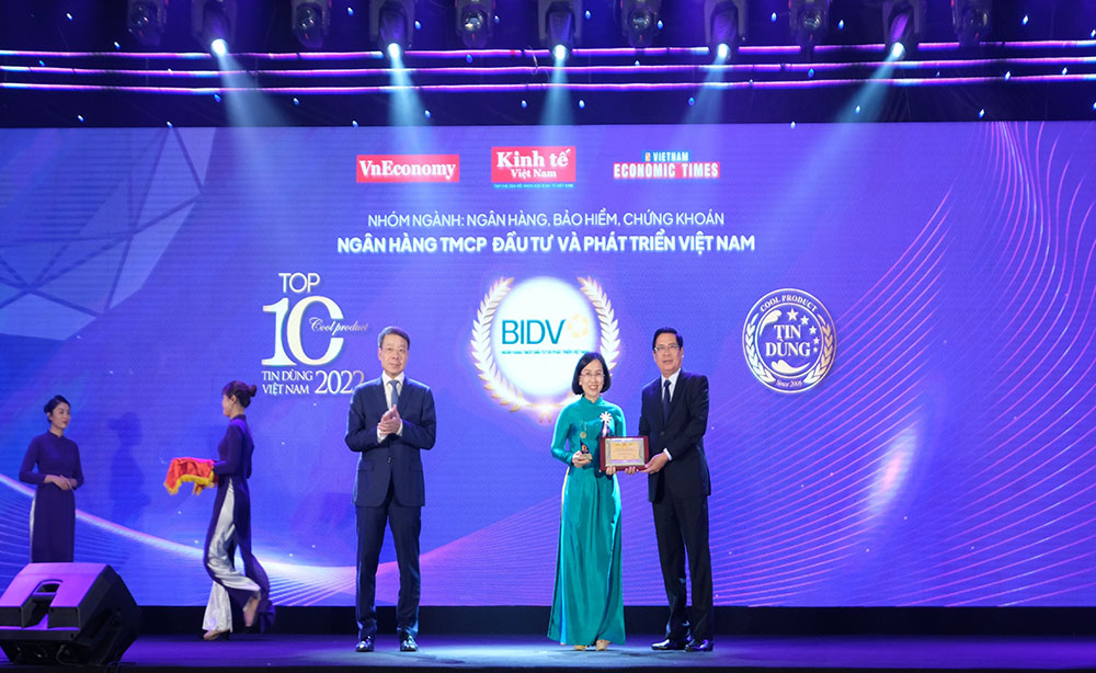 BIDV co 2 san pham nhan giai thuong Tin Dung Viet Nam 20222