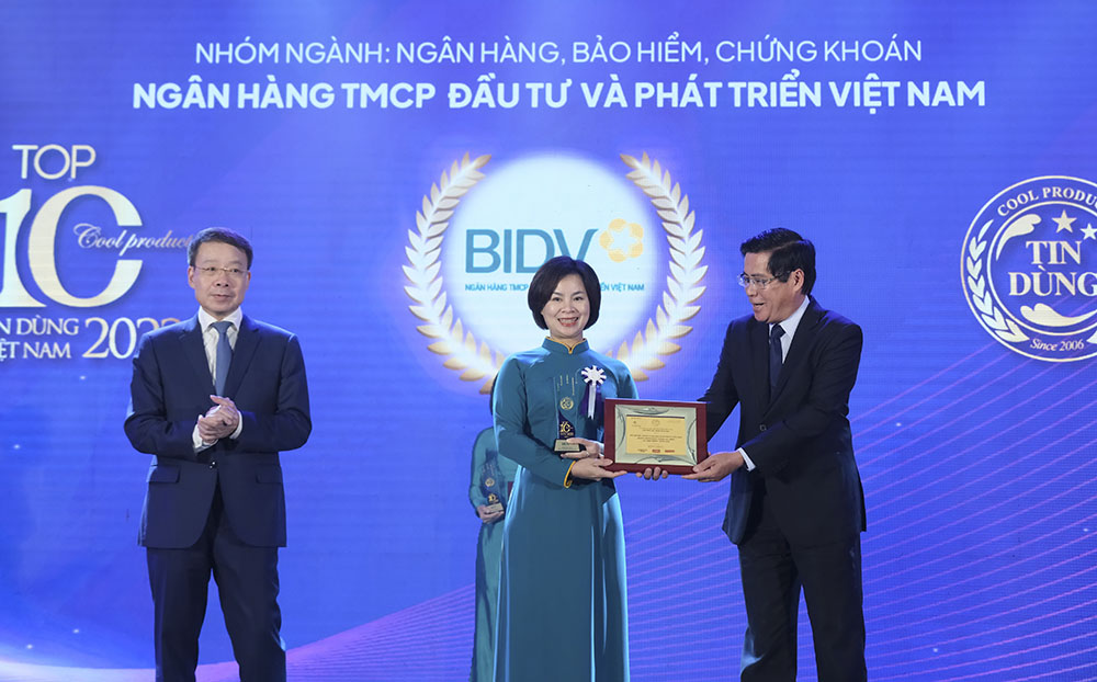 BIDV co 2 san pham nhan giai thuong Tin Dung Viet Nam 20223