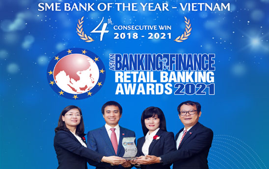BIDV nhận cú đúp giải thưởng “Ngân hàng SME tốt nhất Việt Nam”