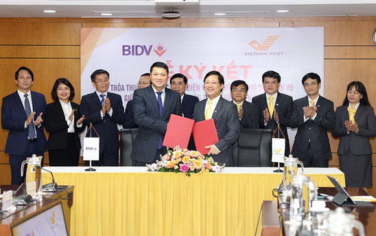 BIDV và Vietnam Post ký kết thỏa thuận hợp tác toàn diện