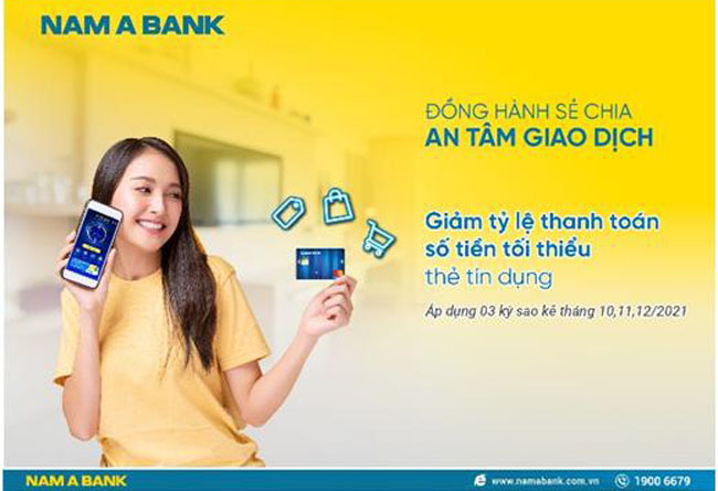 Chu the tin dung NamABank duoc giam toi 1 trieu dong 2