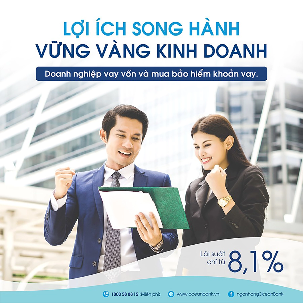 Lợi ích song hành Vững vàng kinh doanh cùng OceanBank
