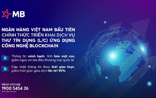 MB cung cấp blockchain L/C trên Contour