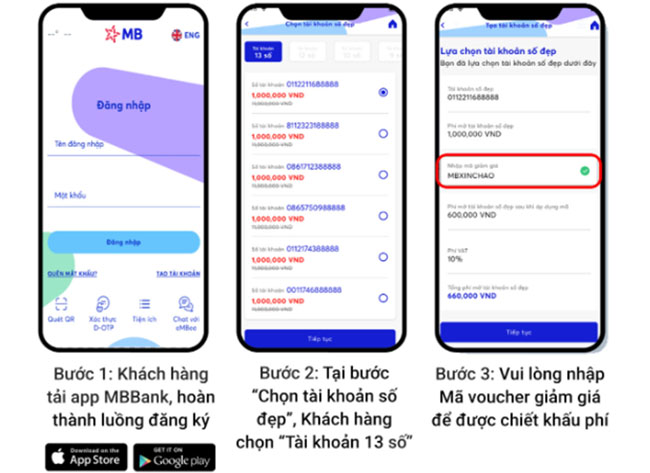 MB tang voucher giam 50 phi tai khoan so dep 2