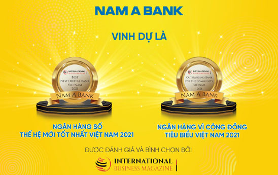 NamABank nhận “cú đúp” giải thưởng quốc tế uy tín