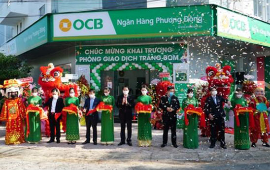 OCB khai trương thêm Phòng giao dịch tại Đồng Nai và Hải Phòng