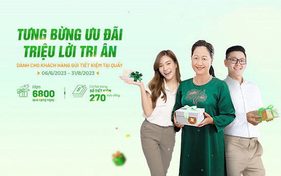 OCB tang ngan phan qua va uu dai hap dan