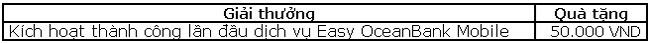 OceanBank tang qua Giao dich lien tay nhan ngay tien thuong 5