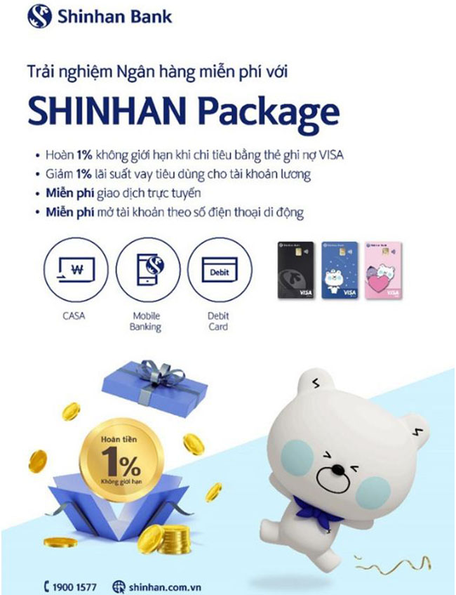 Shinhan Package voi cac quyen loi toi uu 2