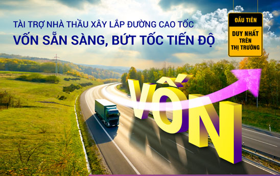 TPBank tài trợ 100% nhu cầu vốn cho doanh nghiệp xây lắp đường cao tốc