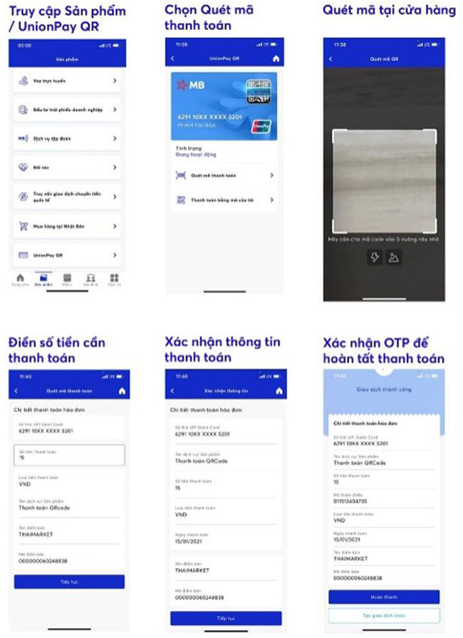 Thanh toan UnionPay bang App MBBank 3
