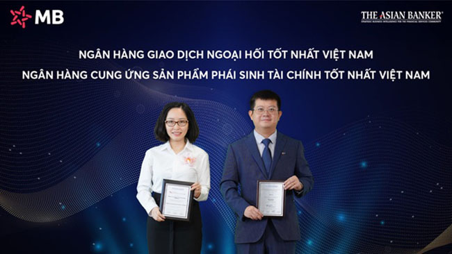 The Asian Banker vinh danh MB ba giai thuong lon 3