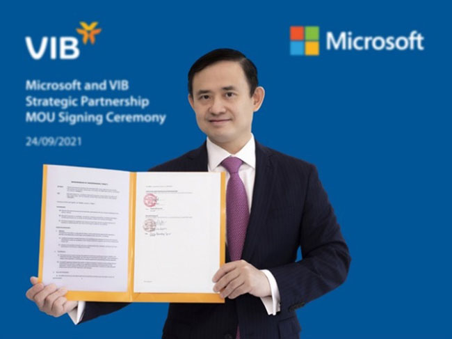 VIB hop tac Microsoft tao but pha toc do dich vu va doi moi sang tao 2