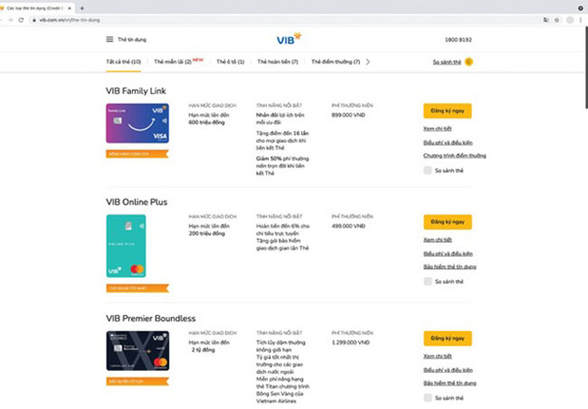 VIB hop tac Visa ra mat the tin dung dong hanh cung con 2