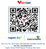 Vietcombank NAPAS trien khai dich vu chuyen tien dong gop cho Quy vac xin 2