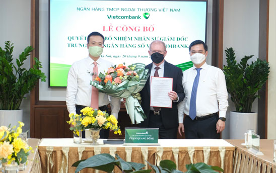 Vietcombank bổ nhiệm Giám đốc Trung tâm Ngân hàng số