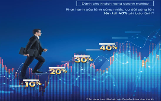 VietinBank “Phát hành bảo lãnh, nhận ngay ưu đãi phí bậc thang”