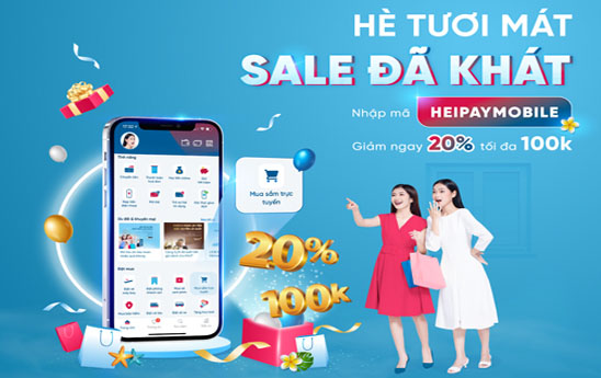 VietinBank giảm ngay 100.000 VND khi khách hàng mua sắm trực tuyến