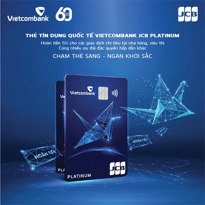 ra mat the tin dung quoc te vietcombank jcb platinum cung nhieu uu dai