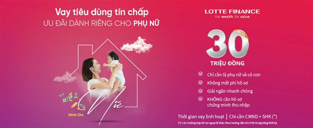 LOTTE Finance trien khai san pham cho vay tieu dung tin chap 2