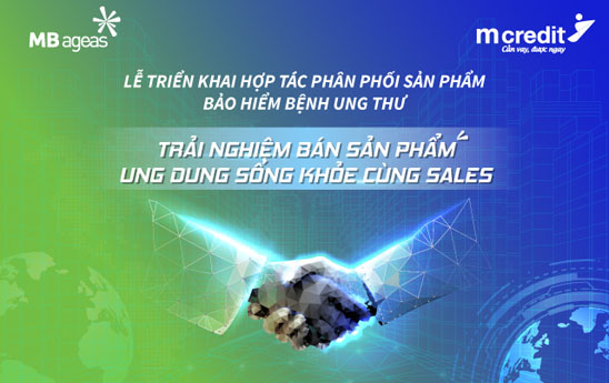 Mcredit phân phối sản phẩm bảo hiểm của MBAL “Ung dung sống khỏe”