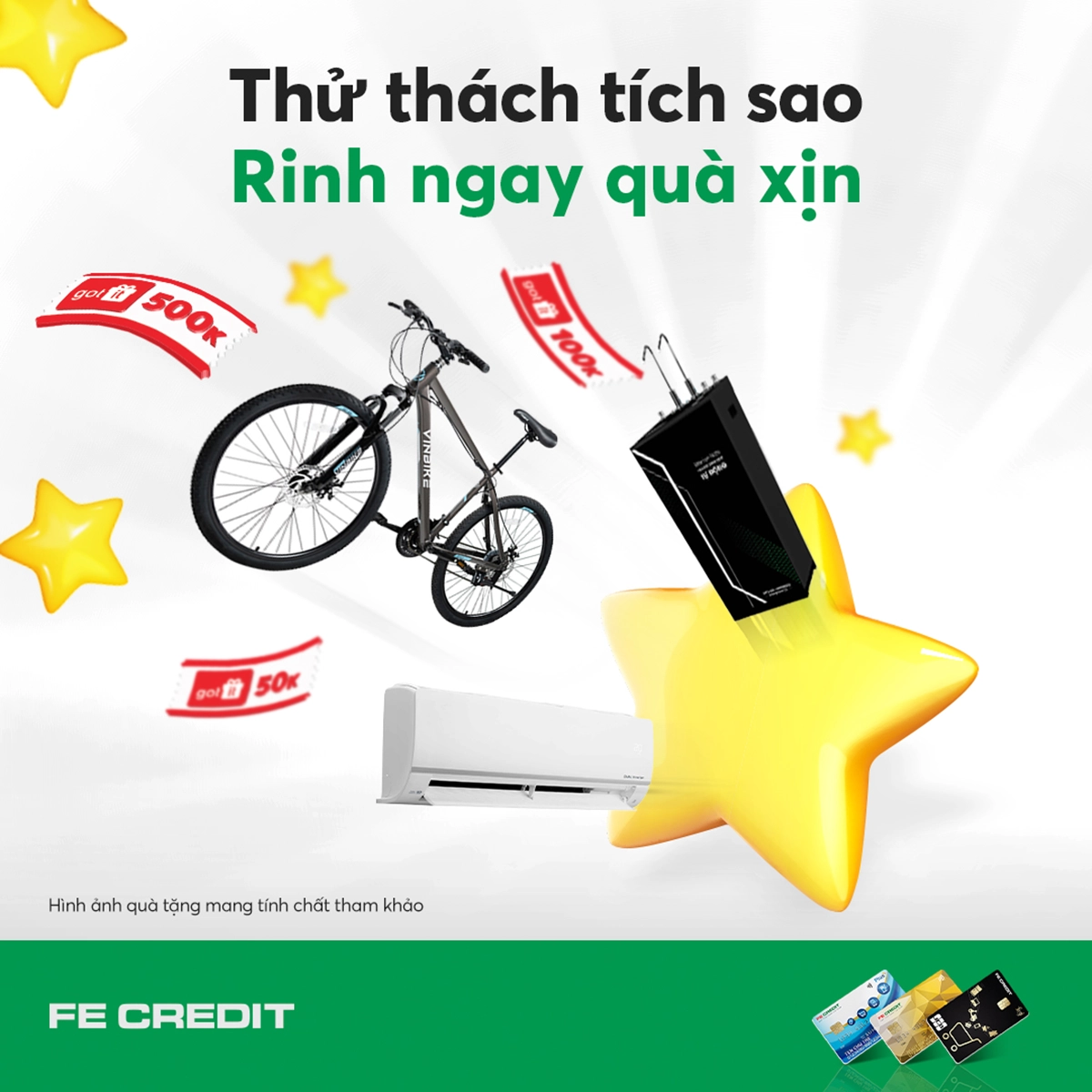 chu the fe credit tiep tuc chi tieu nhan qua tang hap dan